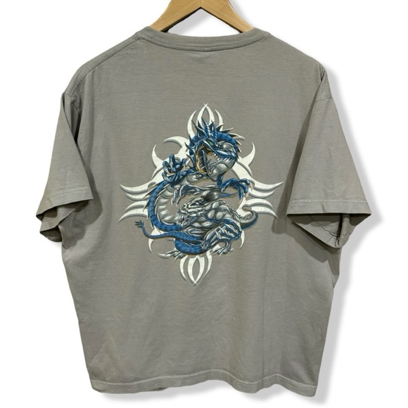 Vintage Y2K ODM Dragon T-Shirt - Picture 2 of 5